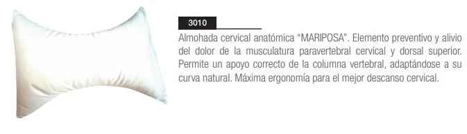 Almohada Cervical MARIPOSA 