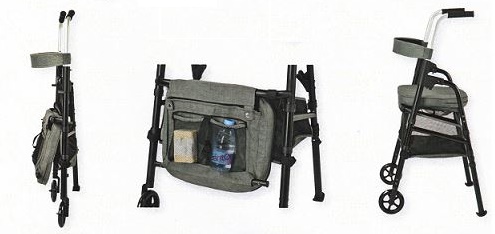 Andador URBAN de Aluminio con Ruedas Delanteras 