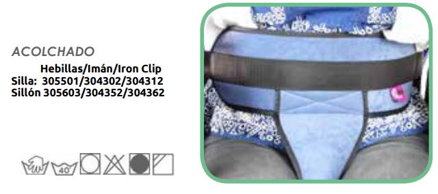 Cinturón Perineal Acolchado Silla de Ruedas Cinturón Perineal Acolchado