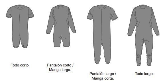 MODELOS Pijamas Antipañal UBIO Quality Life