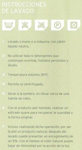 taloneras de borreguito Lavar piel natural