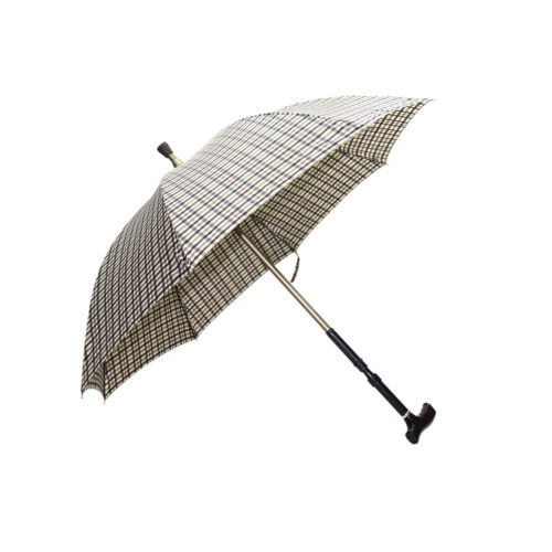 Bastón Con Paraguas Regulable En Altura