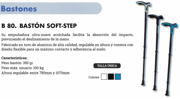 Bastón SOFT STEP Muletilla SOFT STEP Para Caminar