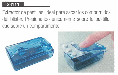 extractor de pastillas