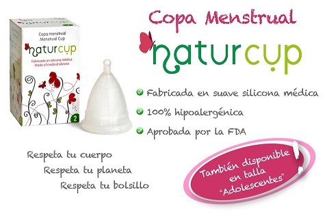 Pack 5 Amigas Copa Menstrual. Copa menstrual reutilizable.