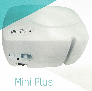Nebulizador Mini Plus. Tratamiento de enfermedades pulmonares crónicas y asma.