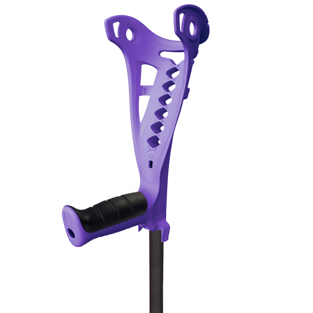 muleta ergoninamica morada