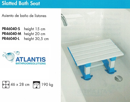 Asiento De Baño De Listones ATLANTIS