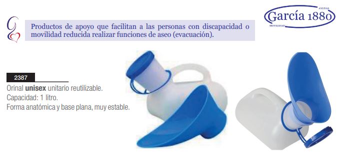 Orinal UNISEX con Asa y Tapa Orinal UNISEX con Asa y Tapa