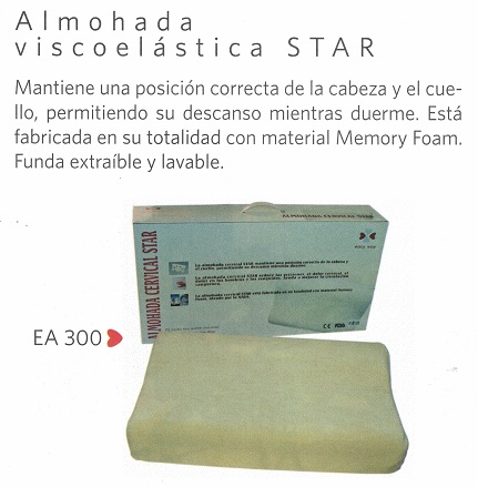 Almohada Cervical Viscoelástica STAR