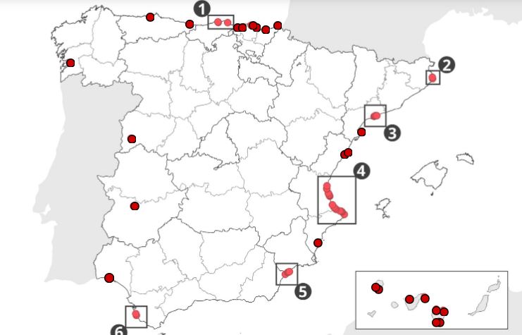playas adaptadas en España