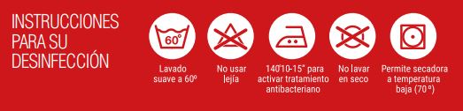 protección lavado mascara