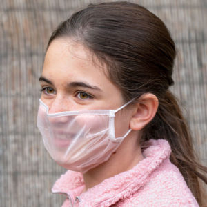 mascarilla asister transparente y homologada