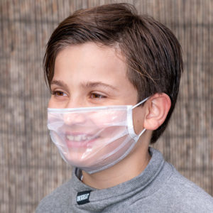 mascarilla homologada asister transparente