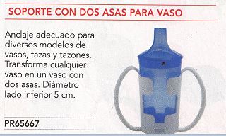 Soporte con Dos Asas para Vaso - Más control
