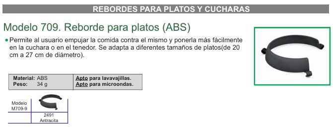 Reborde para Platos ORNAMIN Reborde para Platos ORNAMIN - Modelo 709
