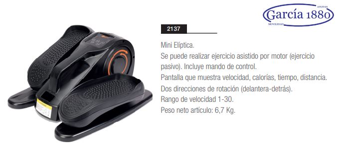 Ejercitador de Piernas - Mini Elíptica Eléctrica Ejercitador de Piernas Eléctrica