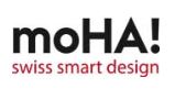 Logotipo moHA! Swiss Smart Design
