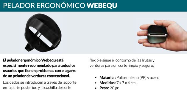 Pelador Ergonómico WEBEQU Pelador Ergonómico WEBEQU de ARDIGAS