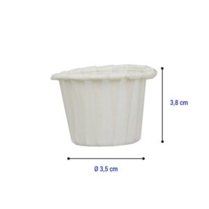 Vasitos de Medicación de Papel para Trituradores